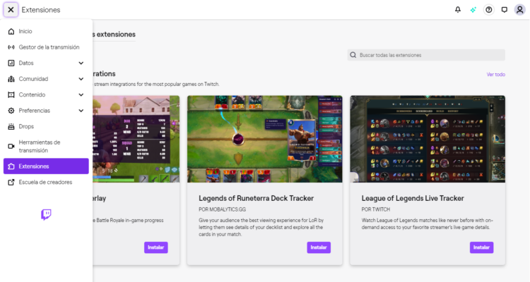 Configurar Las Extensiones De Twitch R Pido