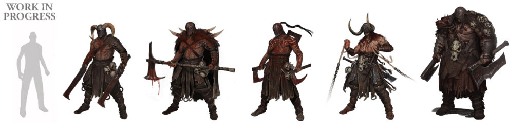 Miembros de la familia de los caníbales en Diablo IV