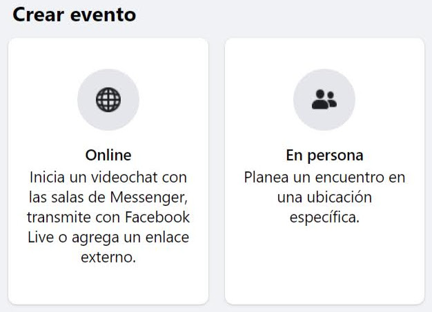 como crear un evento en facebook