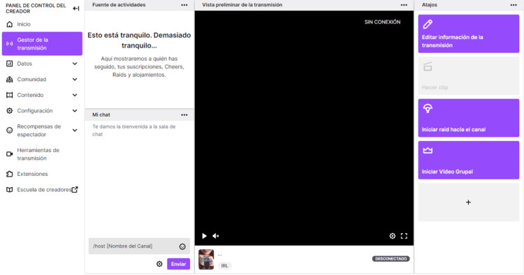 Como Hostear En Twitch Desde Pc
