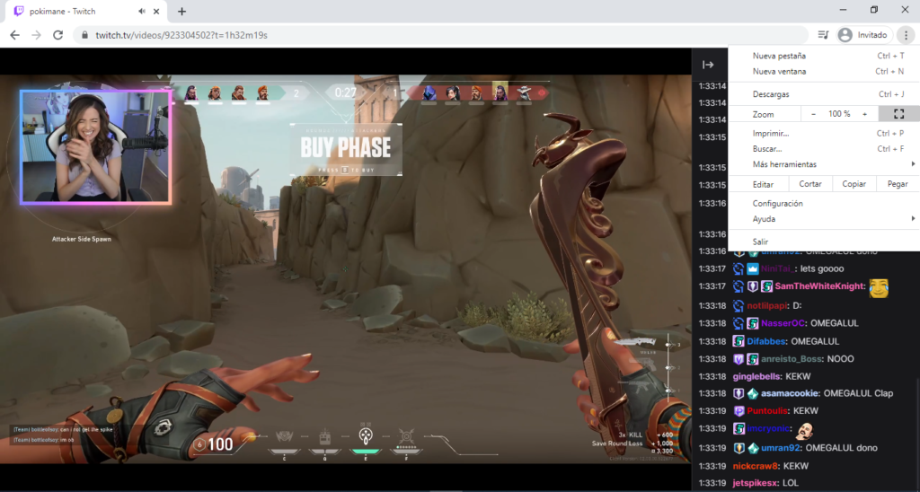 como ver el chat de twitch en pantalla completa