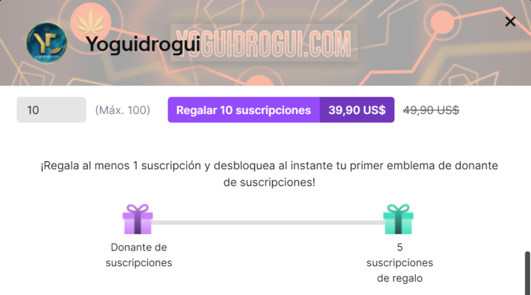 Cuanto Valen 10 Subs En Twitch