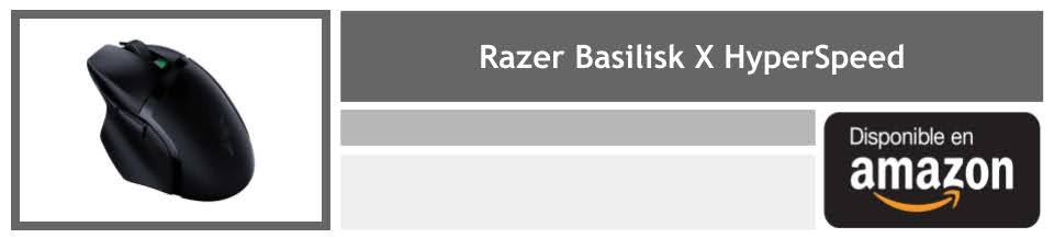 comprar raton gaming razer basilisk x hyperspeed