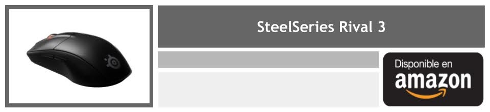comprar raton gaming steelseries rival 3 amazon