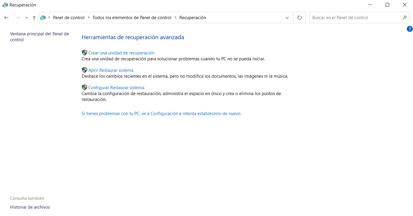 Tiempo Que Tarda En Restaurar Sistema Windows 10