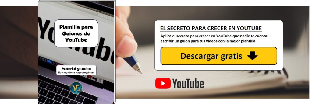 plantilla guion youtube