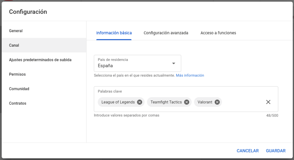 como configurar un canal de youtube para niños